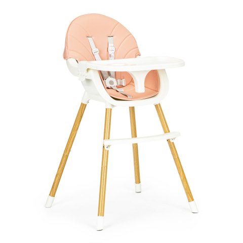 Krzesełko fotelik do karmienia 2w1 różowe ECOTOYS Krzesełko fotelik do karmienia 2w1 różowe ECOTOYS