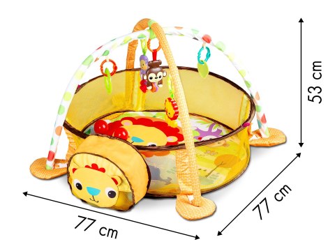 Mata edukacyjna interaktywna "Lew" ECOTOYS Mata edukacyjna interaktywna "Lew" ECOTOYS