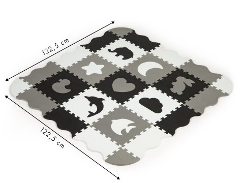 Mata piankowa z płotkiem puzzle suchy basen 25el ECOTOYS Mata piankowa z płotkiem puzzle suchy basen 25el ECOTOYS