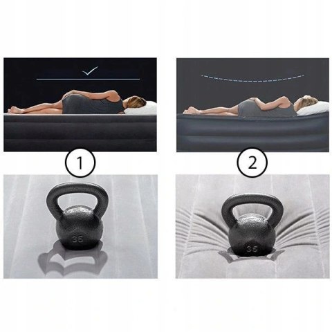 Materac dmuchany z pompką łóżko dwuosobowy INTEX 64778