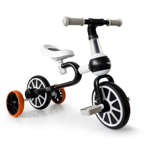 Rower rowerek biegowy 4w1 Pedały Kółka boczne czarny ECOTOYS Rower rowerek biegowy 4w1 Pedały Kółka boczne czarny ECOTOYS