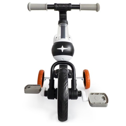 Rower rowerek biegowy 4w1 Pedały Kółka boczne czarny ECOTOYS Rower rowerek biegowy 4w1 Pedały Kółka boczne czarny ECOTOYS