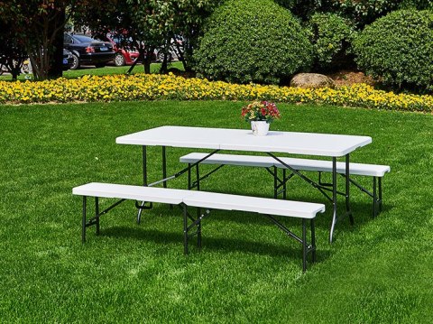 Stół cateringowy 180 cm składany w walizkę biały ModernHome Stół cateringowy 180 cm składany w walizkę biały ModernHome