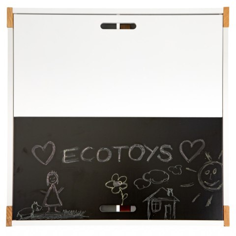 Stolik z dwoma krzesłami zestaw mebli dla dzieci ECOTOYS Stolik z dwoma krzesłami zestaw mebli dla dzieci ECOTOYS