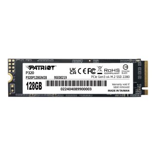 Dysk SSD Patriot P320 128GB M.2 2280 PCIe Gen3 x4 NVMe (1600/1000 MB/s)