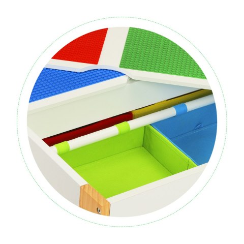 Drewniane meble dla dzieci zestaw stół + 2 krzesła ECOTOYS Drewniane meble dla dzieci zestaw stół + 2 krzesła ECOTOYS