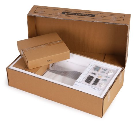Duża drewniana kuchnia dla dzieci akcesoria ECOTOYS Duża drewniana kuchnia dla dzieci akcesoria ECOTOYS