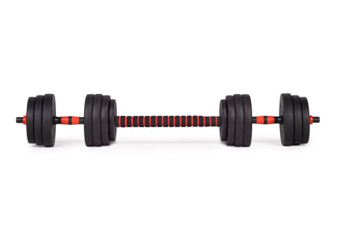 Hantle regulowane 2 x 10kg sztanga zestaw 20kg gryf Hantle regulowane 2 x 10kg sztanga zestaw 20kg gryf