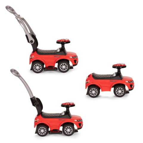 Jeździk chodzik pchacz 3w1 autko super car czerwony Jeździk chodzik pchacz 3w1 autko super car czerwony