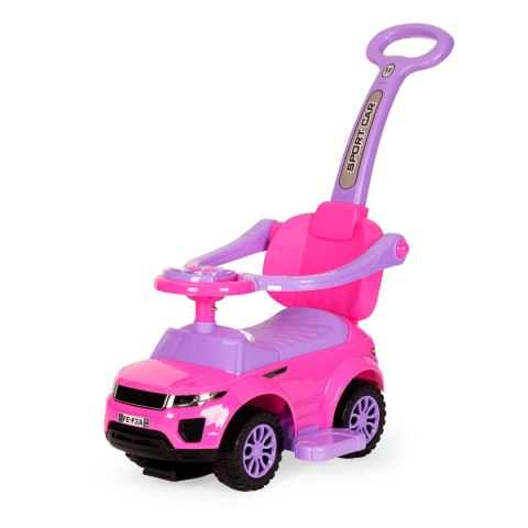 Jeździk chodzik pchacz 3w1 autko super car różowy Jeździk chodzik pchacz 3w1 autko super car różowy