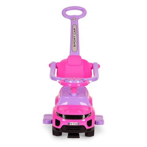 Jeździk chodzik pchacz 3w1 autko super car różowy Jeździk chodzik pchacz 3w1 autko super car różowy