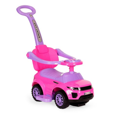 Jeździk chodzik pchacz 3w1 autko super car różowy Jeździk chodzik pchacz 3w1 autko super car różowy