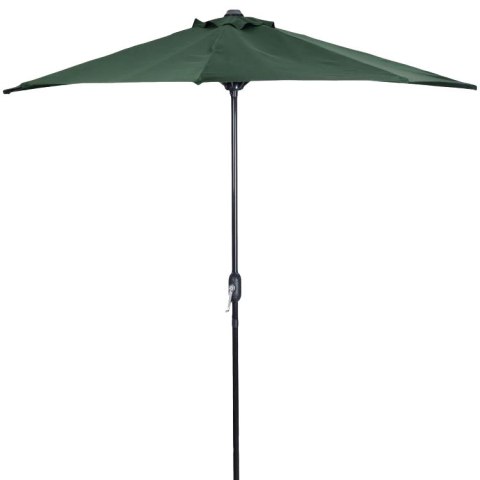 Parasol ogrodowy pół-parasol ścienny na taras 2,7 m zielony MultiGarden Parasol ogrodowy pół-parasol ścienny na taras 2,7 m zielony MultiGarden