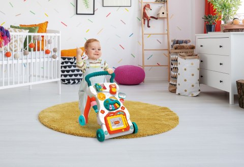 Pchacz edukacyjny dla dzieci dźwięki tablica + 6 miesięcy Pchacz edukacyjny dla dzieci dźwięki tablica + 6 miesięcy