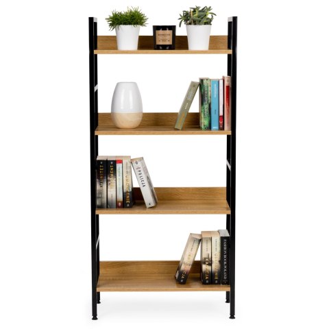 Regał drewniany industrialny szafka półki na książki loft ModernHome Regał drewniany industrialny szafka półki na książki loft ModernHome