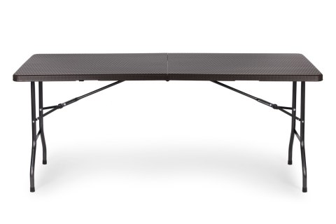 Stół cateringowy bankietowy ogrodowy składany 180 cm ratan ModernHome Stół cateringowy bankietowy ogrodowy składany 180 cm ratan ModernHome