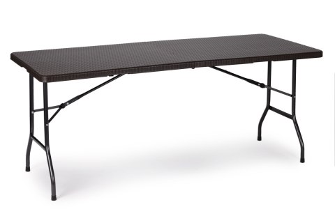 Stół cateringowy bankietowy ogrodowy składany 180 cm ratan ModernHome Stół cateringowy bankietowy ogrodowy składany 180 cm ratan ModernHome