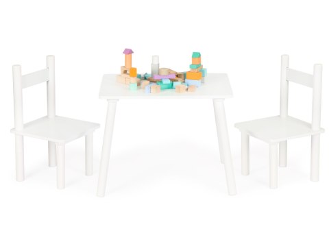 Stół stolik +2 krzesła meble dla dzieci komplet ECOTOYS Stół stolik +2 krzesła meble dla dzieci komplet ECOTOYS