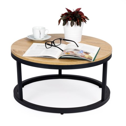 Stolik kawowy loft nowoczesny industrialny 60 cm ModernHome Stolik kawowy loft nowoczesny industrialny 60 cm ModernHome