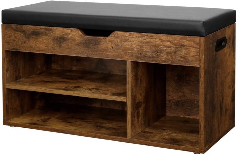 Szafka na buty regał z siedziskiem LOFT drewniana Szafka na buty regał z siedziskiem LOFT drewniana