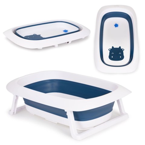 Wanienka dla dzieci wanna składana z odpływem - Krówka ECOTOYS Wanienka dla dzieci wanna składana z odpływem - Krówka ECOTOYS