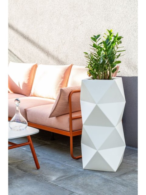 Designerska donica MONUMO ASTI Biała Designerska donica MONUMO ASTI Biała