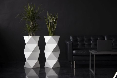 Designerska donica MONUMO ASTI Biała Designerska donica MONUMO ASTI Biała