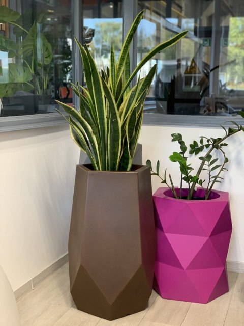 Designerska donica MONUMO BARI Biała Designerska donica MONUMO BARI Biała