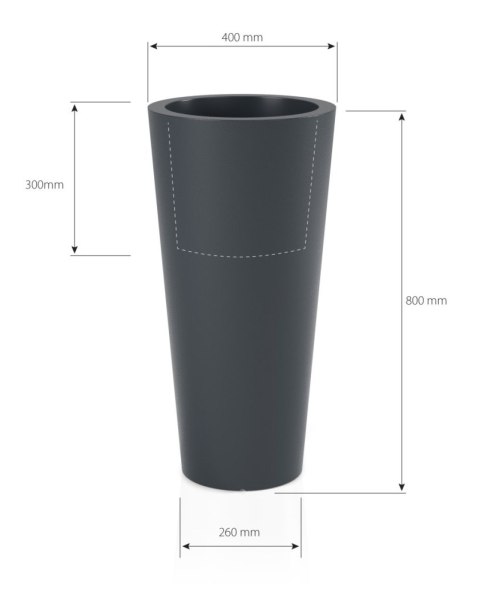 Designerska donica MONUMO HABANA Biała Designerska donica MONUMO HABANA Biała