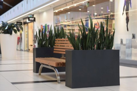 Designerska donica MONUMO LONGERINO Biała Designerska donica MONUMO LONGERINO Biała