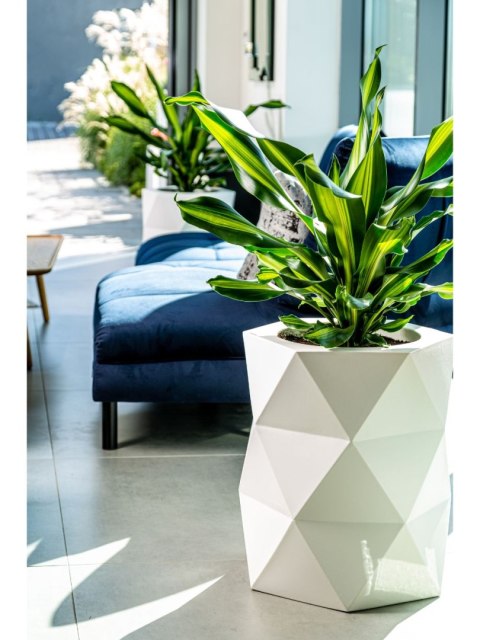 Designerska donica MONUMO MODENA Biała Designerska donica MONUMO MODENA Biała