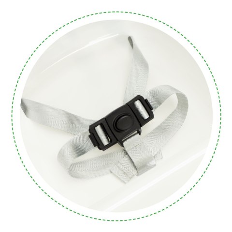 Krzesełko fotelik do karmienia 2w1 ECOTOYS biały Krzesełko fotelik do karmienia 2w1 ECOTOYS biały