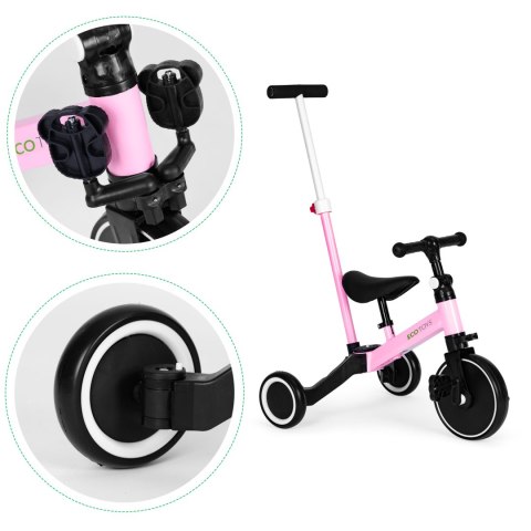 Rower trójkołowy biegowy 2w1 rączka do prowadzenia ECOTOYS Rower trójkołowy biegowy 2w1 rączka do prowadzenia ECOTOYS