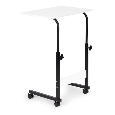 Stolik pod laptopa z kółkami biurko dostawiane do fotela kanapy biały ModernHome Stolik pod laptopa z kółkami biurko dostawiane do fotela kanapy biały ModernHome