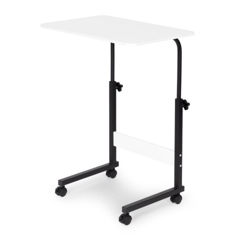 Stolik pod laptopa z kółkami biurko dostawiane do fotela kanapy biały ModernHome Stolik pod laptopa z kółkami biurko dostawiane do fotela kanapy biały ModernHome