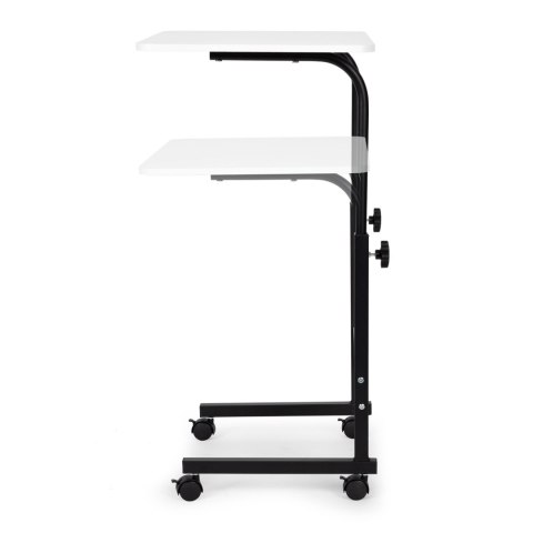 Stolik pod laptopa z kółkami biurko dostawiane do fotela kanapy biały ModernHome Stolik pod laptopa z kółkami biurko dostawiane do fotela kanapy biały ModernHome