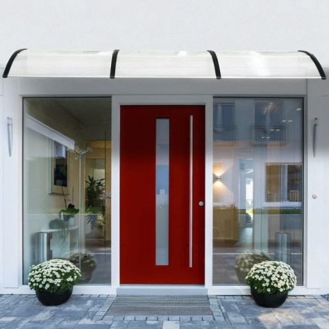 Daszek nad drzwi 120x80 cm zadaszenie osłona poliwęglan ModernHome Daszek nad drzwi 120x80 cm zadaszenie osłona poliwęglan ModernHome