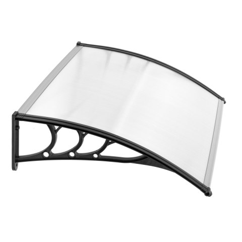 Daszek nad drzwi 120x80 cm zadaszenie osłona poliwęglan ModernHome Daszek nad drzwi 120x80 cm zadaszenie osłona poliwęglan ModernHome