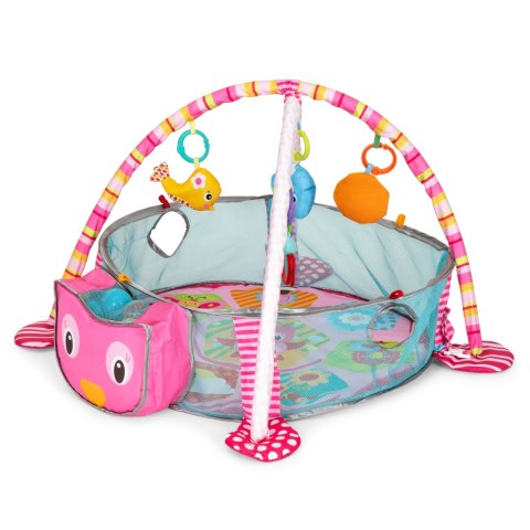 Duża mata edukacyjna 3w1 kojec 30 piłek 0+ ECOTOYS Duża mata edukacyjna 3w1 kojec 30 piłek 0+ ECOTOYS