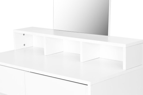 Duża nowoczesna toaletka kosmetyczna lustro szuflady ModernHome Duża nowoczesna toaletka kosmetyczna lustro szuflady ModernHome