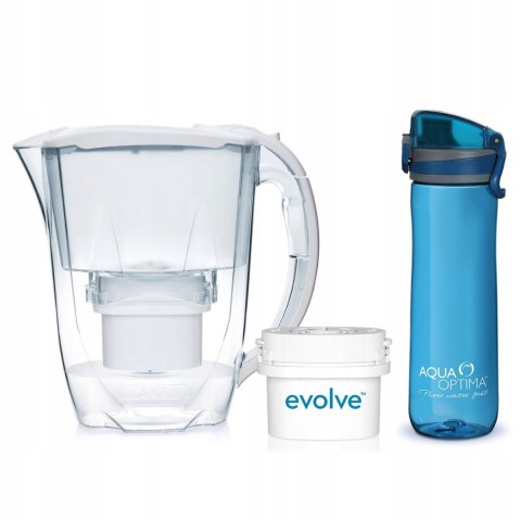 Dzbanek do wody Aqua Optima Oria 2,8l + filtr 60 dni + bidon 600ml Dzbanek do wody Aqua Optima Oria 2,8l + filtr 60 dni + bidon 600ml