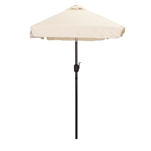 Prostokątny duży parasol ogrodowy skośny łamany z korbą beżowy 200x140 cm MultiGarden Prostokątny duży parasol ogrodowy skośny łamany z korbą beżowy 200x140 cm MultiGarden