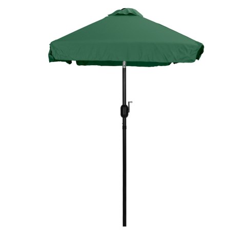 Prostokątny duży parasol ogrodowy skośny łamany z korbą zielony 200x140 cm MultiGarden Prostokątny duży parasol ogrodowy skośny łamany z korbą zielony 200x140 cm MultiGarden
