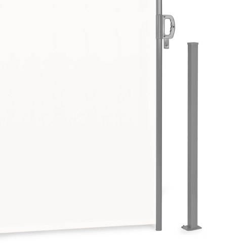 Składana markiza 300x180 cm boczna roleta parawan do ogrodu na taras beżowa MultiGarden Składana markiza 300x180 cm boczna roleta parawan do ogrodu na taras beżowa MultiGarden