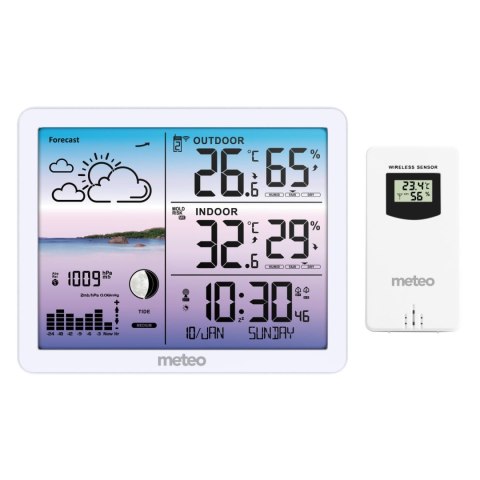 Stacja pogodowa METEO SP107 biała Stacja pogodowa METEO SP107 biała