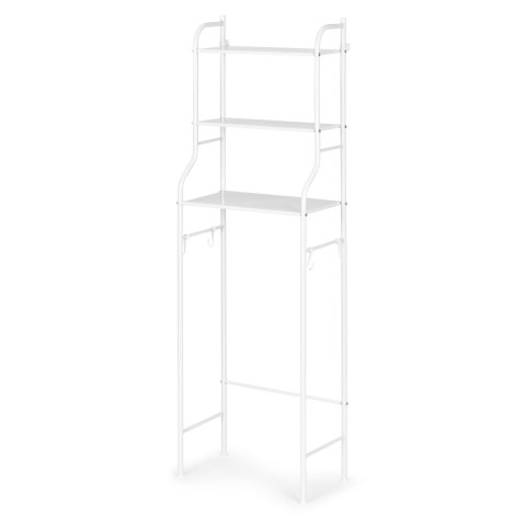 Wysoki regał WC łazienkowy nad sedes 3 półki aluminiowa konstrukcja Wysoki regał WC łazienkowy nad sedes 3 półki aluminiowa konstrukcja