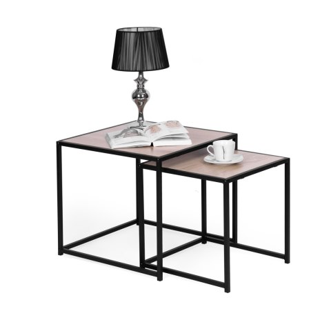 Zestaw stolików kawowych 2 szt. lofotwy design Zestaw stolików kawowych 2 szt. lofotwy design