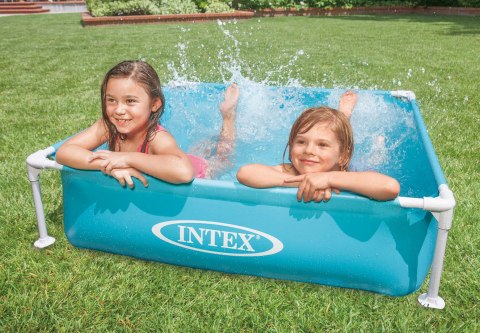 Basen stelażowy kwadratowy brodzik dla dzieci 122x122x30 cm INTEX 57173 Basen stelażowy kwadratowy brodzik dla dzieci 122x122x30 cm INTEX 57173