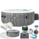 Dmuchane jacuzzi hydromasaż 4 os. 196x71 cm WIFI akcesoria premium INTEX 28440