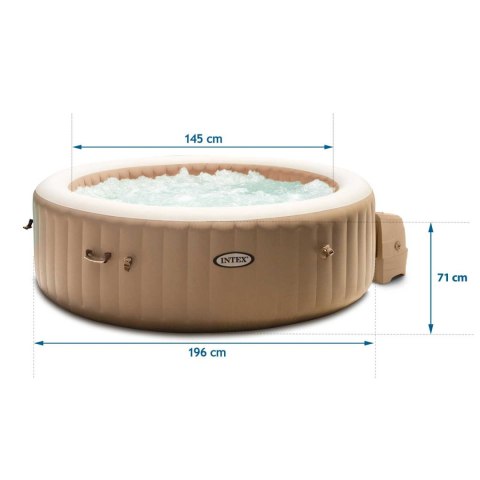 Dmuchane jacuzzi hydromasaż 4 os. 196x71 cm akcesoria premium INTEX 28426 Dmuchane jacuzzi hydromasaż 4 os. 196x71 cm akcesoria premium INTEX 28426